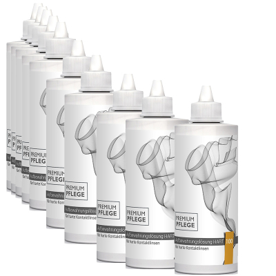 Premium Pflege -Sparpack Aufbewahrungslösung HART 10 x 100ml / 4 Behälter