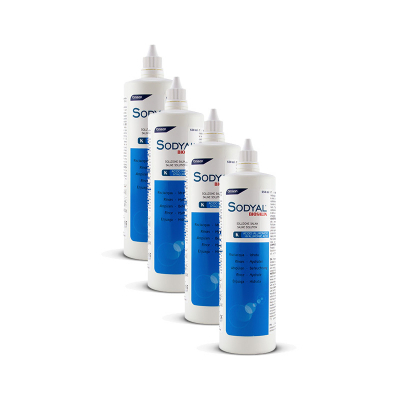 SODYAL® BIOSALIN Kochsalzlösung mit Hyaluron und Kalium 4 x 550 ml Sparpack