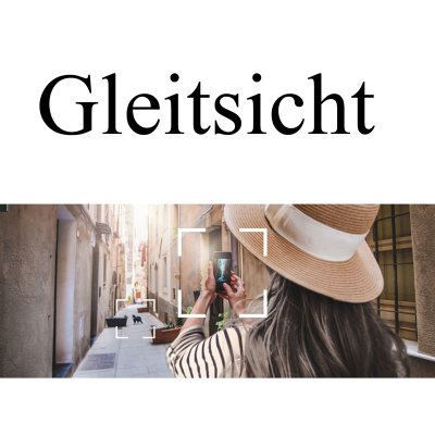 1 Gleitsicht Monatslinse einer neuen Produktgeneration mit 4 Additionen und unterschiedlichen Zonen in/auf der Linse