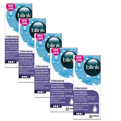 Blink Intensive Tears Plus Sparpack 5 x 10ml