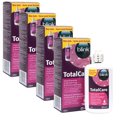 Blink Total Care Aufbewahrung 4 x 120ml Pflegemittel