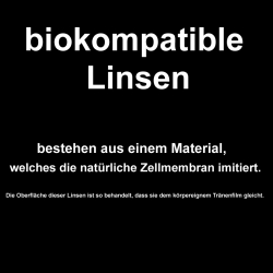 Extreme H2O Thin verbesserter Nachfolger --- Premium Linse biokompatible Monatslinsen 6er Box