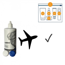 Alternative für Pur Kombilösung Reiseset --- Premium Pflege Kombilösung Reiseset mit Hyaluron 100ml / 1 Behälter