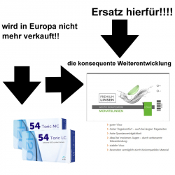 Aus Extreme H2o Toric werden die Premium Linsen biokompatible Monatslinsen Toric 6er Box MPG -versandkostenfrei-  