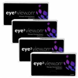 eye2 View.on+ Monats Kontaktlinsen Sphärisch 18er, 12er,6er oder 3er Box